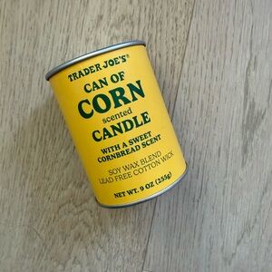 Yellow Can of Corn Scented Candle
